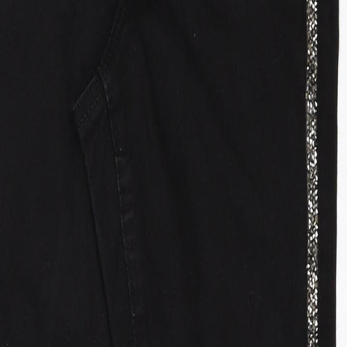 Denim & Co. Womens Black  Denim Skinny Jeans Size 6 L27 in