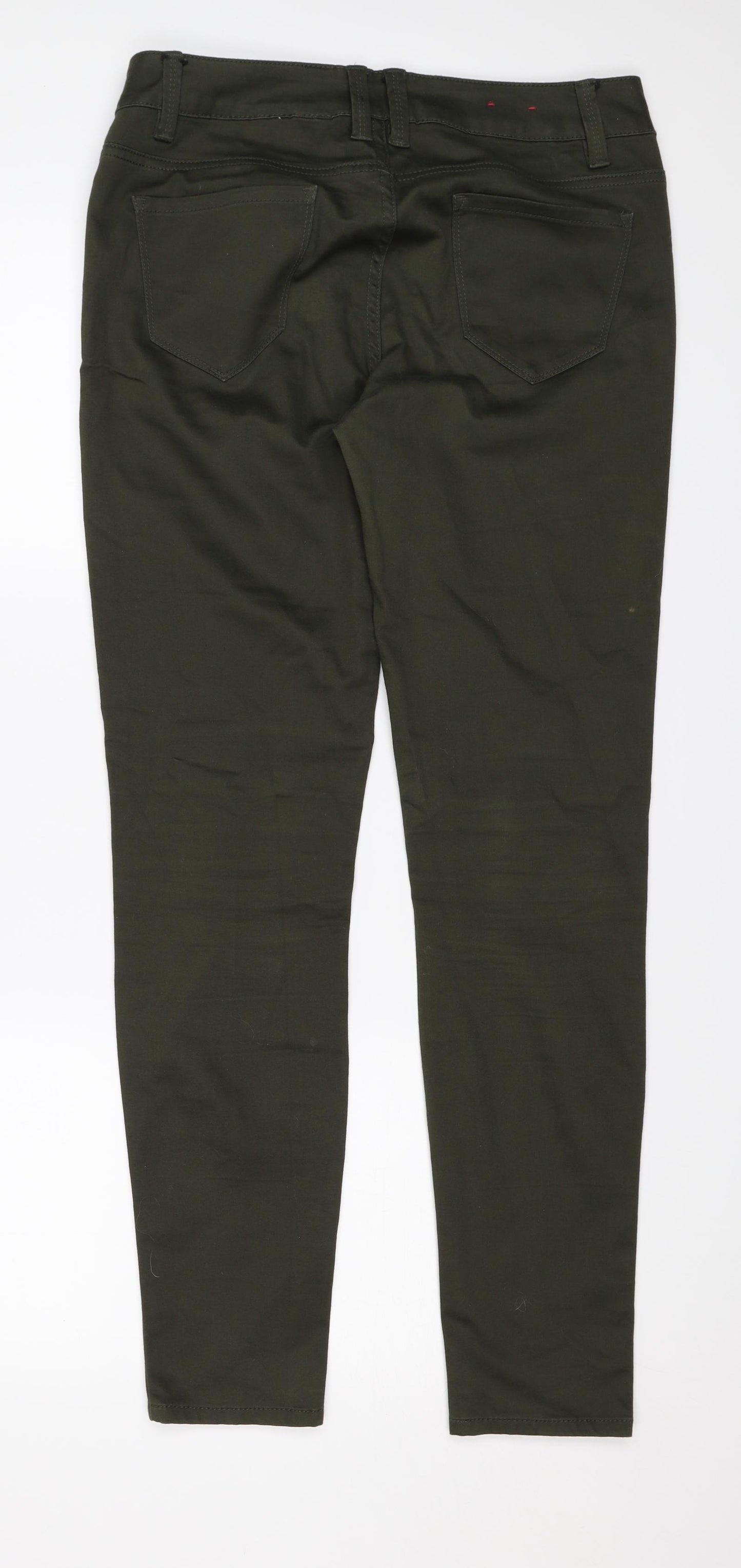 Yes Yes Womens Green   Trousers  Size 12 L30 in