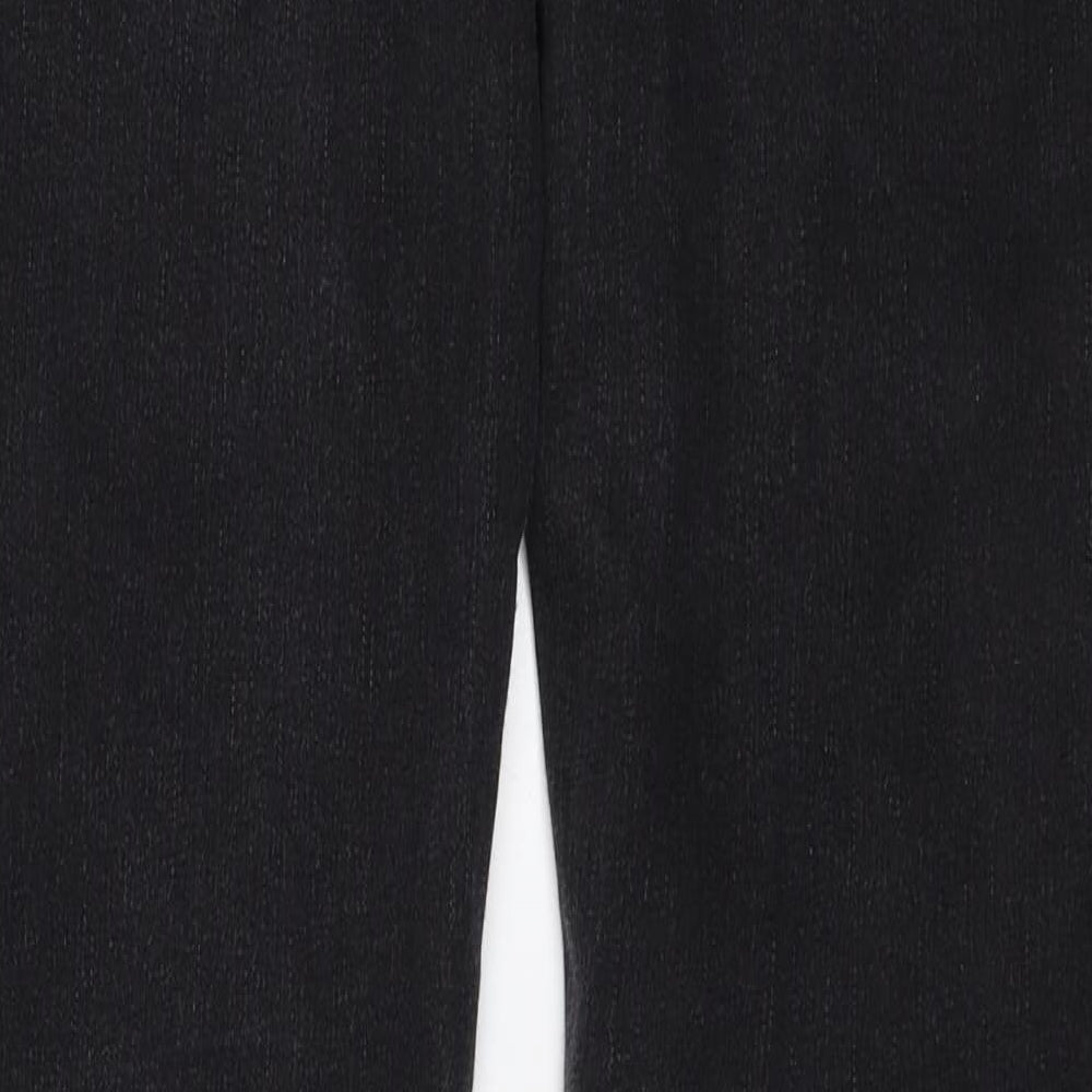 George Womens Black  Denim Straight Jeans Size 10 L30 in