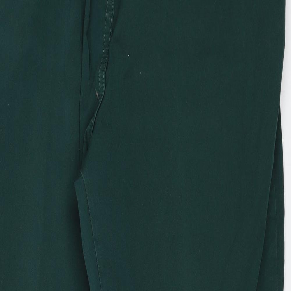 M&S Womens Green   Trousers  Size 18 L25 in