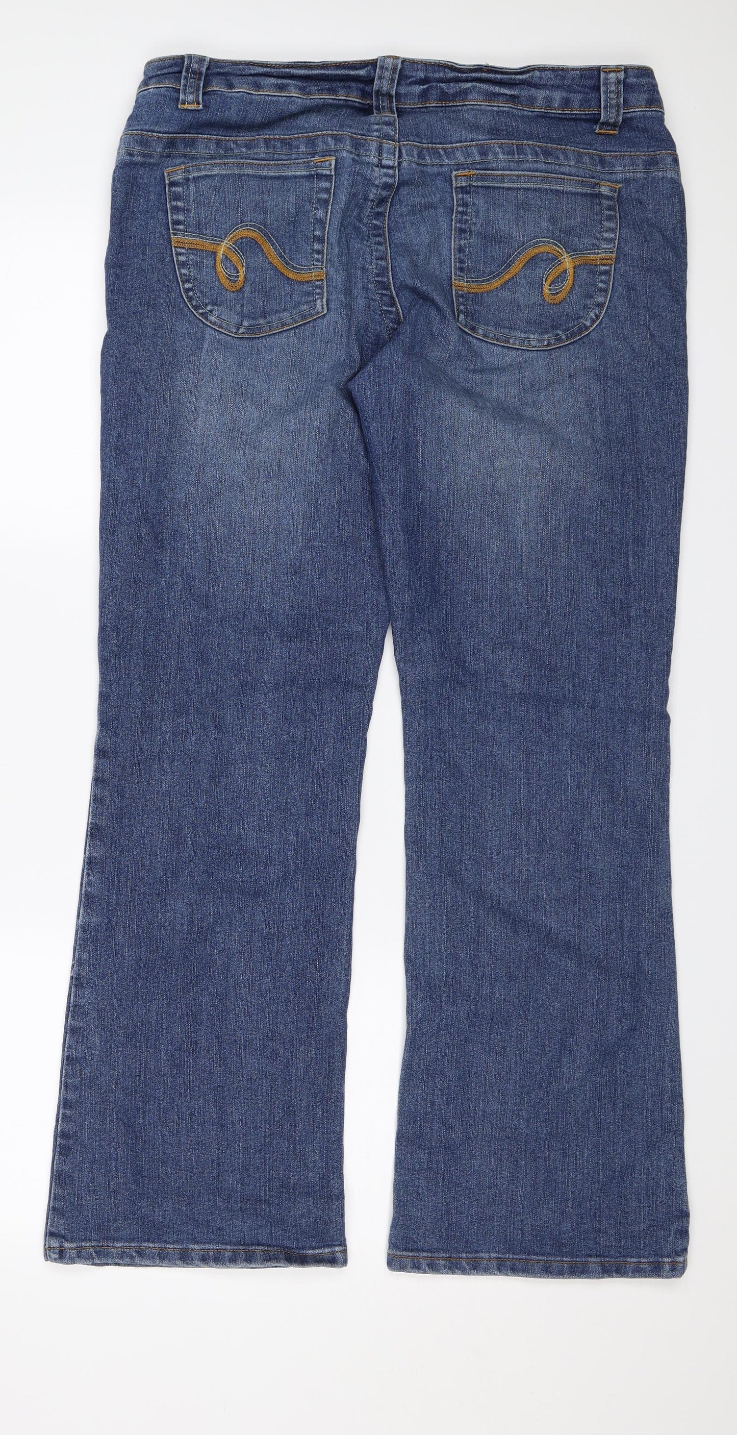 Dunnes Stores Womens Blue   Bootcut Jeans Size 14 L29 in