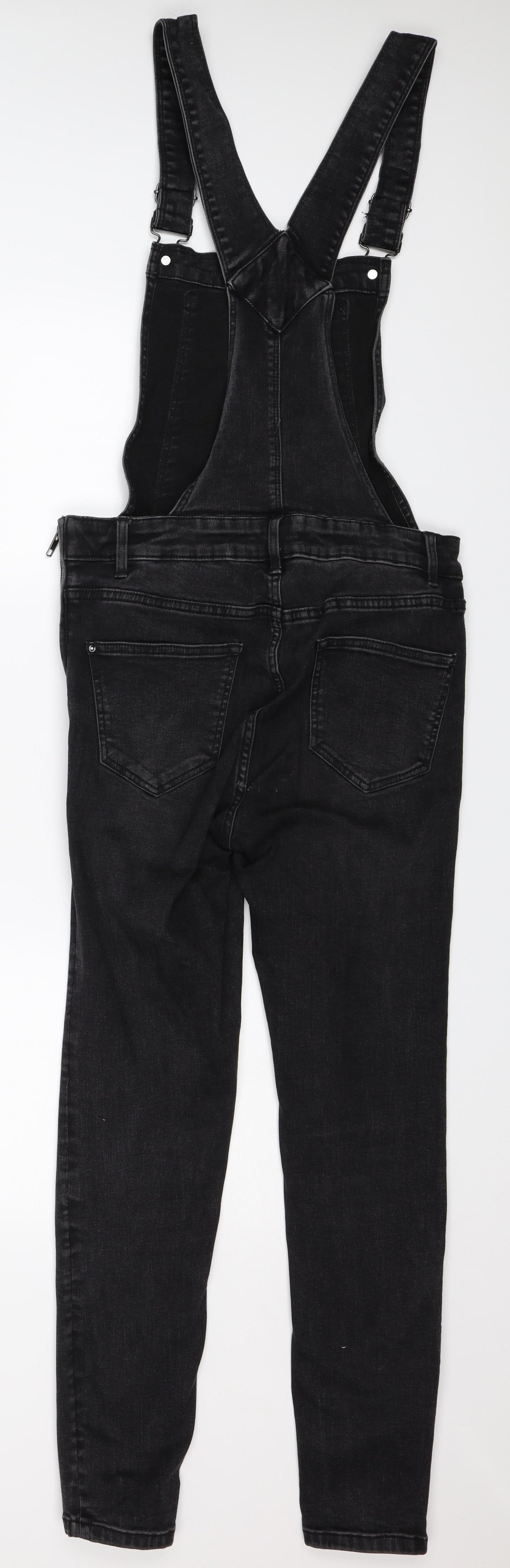 New Look Womens Black   Dungaree One-Piece Size 10