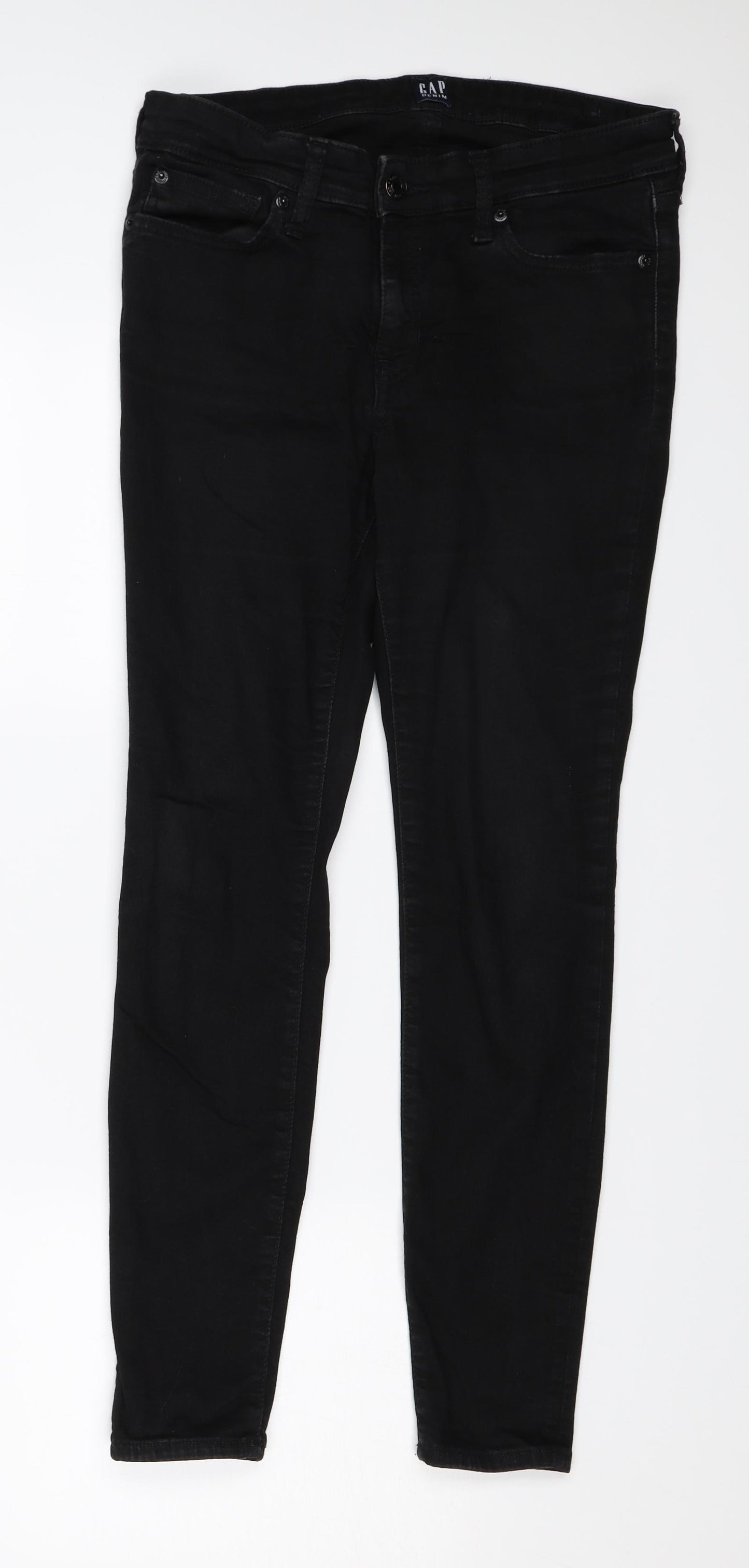Gap Womens Black   Skinny Jeans Size 28 L25 in