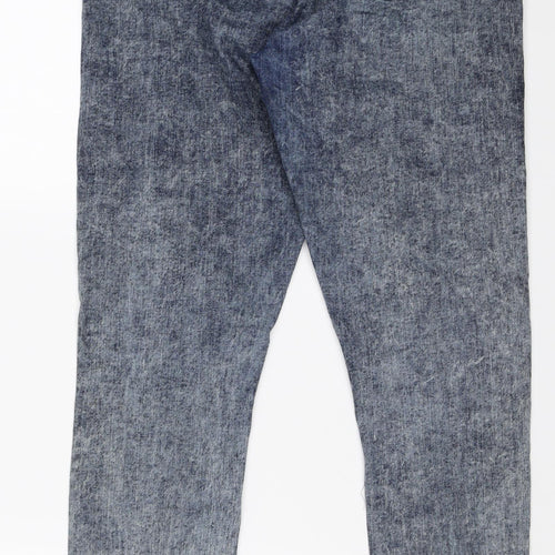 Denim & Co. Womens Blue  Denim Skinny Jeans Size 12 L28 in
