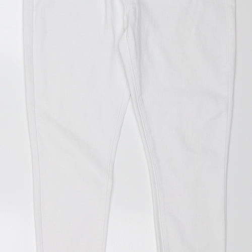 Jeans Womens White   Jegging Jeans Size 14 L27 in