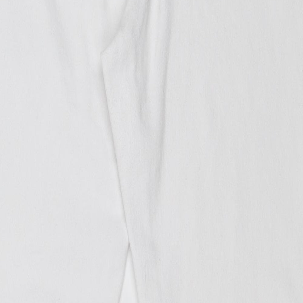 Jeans Womens White   Jegging Jeans Size 14 L27 in