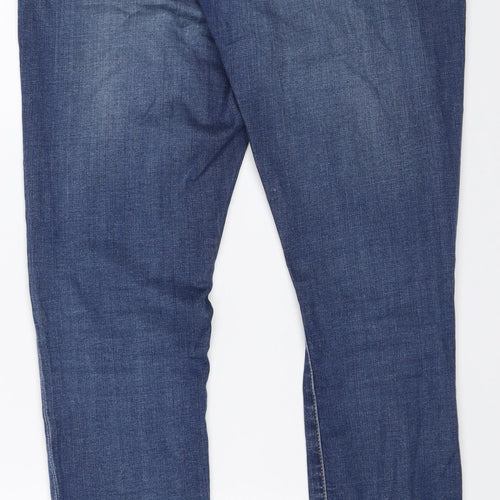 Topshop Womens Blue  Denim Skinny Jeans Size 28 L27 in
