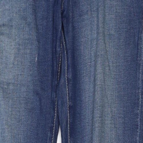 Topshop Womens Blue  Denim Skinny Jeans Size 28 L27 in