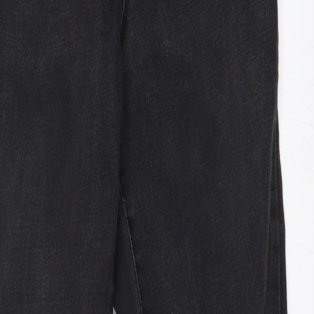 Denim & Co. Womens Black  Denim Skinny Jeans Size 8 L26 in