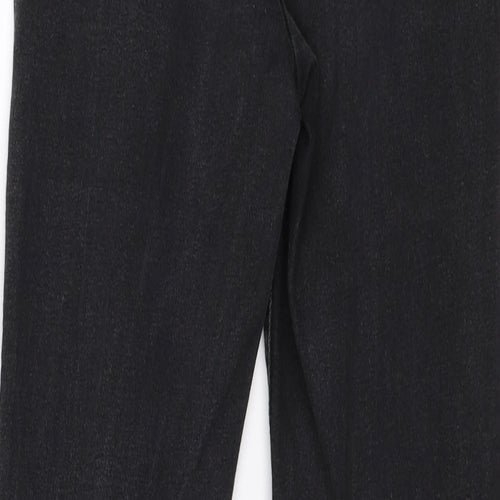 Denim & Co. Womens Black  Denim Skinny Jeans Size 8 L26 in