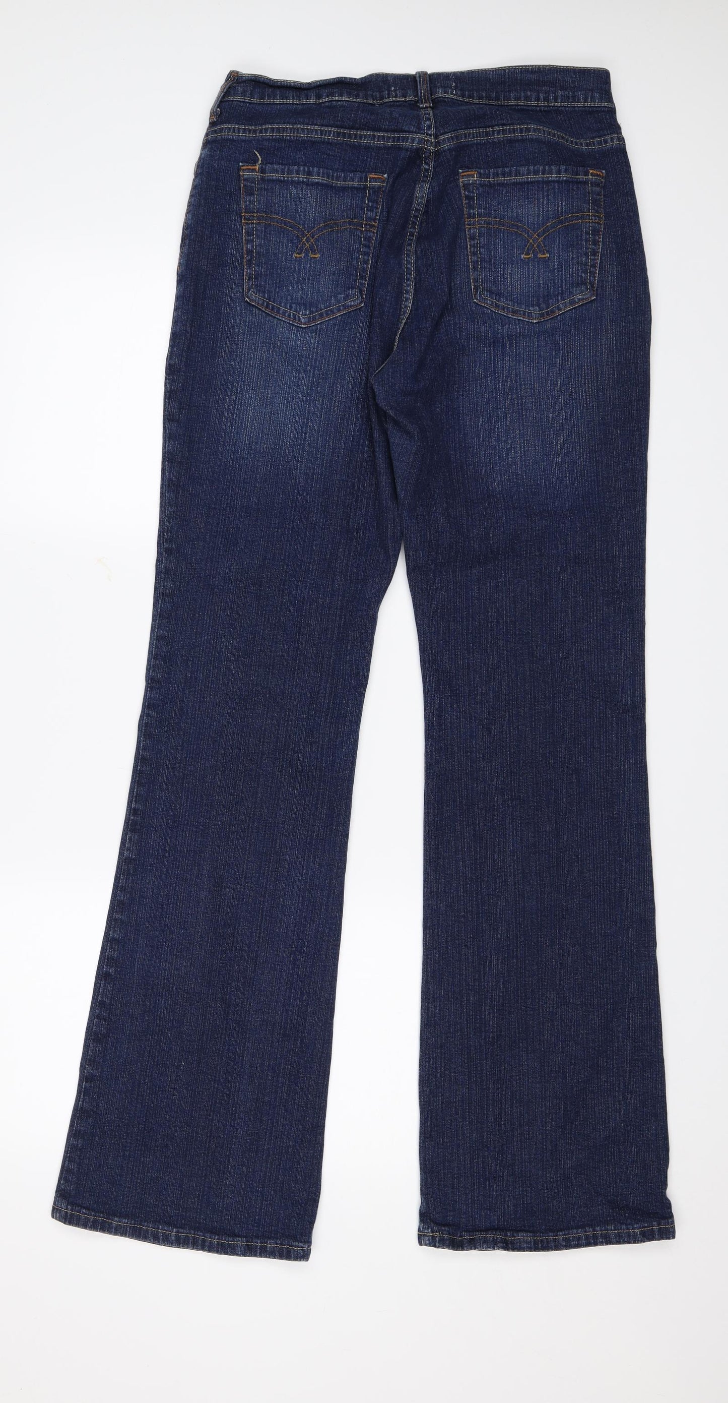 NEXT Womens Blue  Denim Bootcut Jeans Size 14 L31 in
