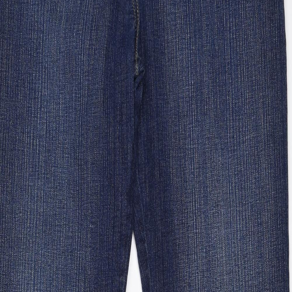 NEXT Womens Blue  Denim Bootcut Jeans Size 14 L31 in
