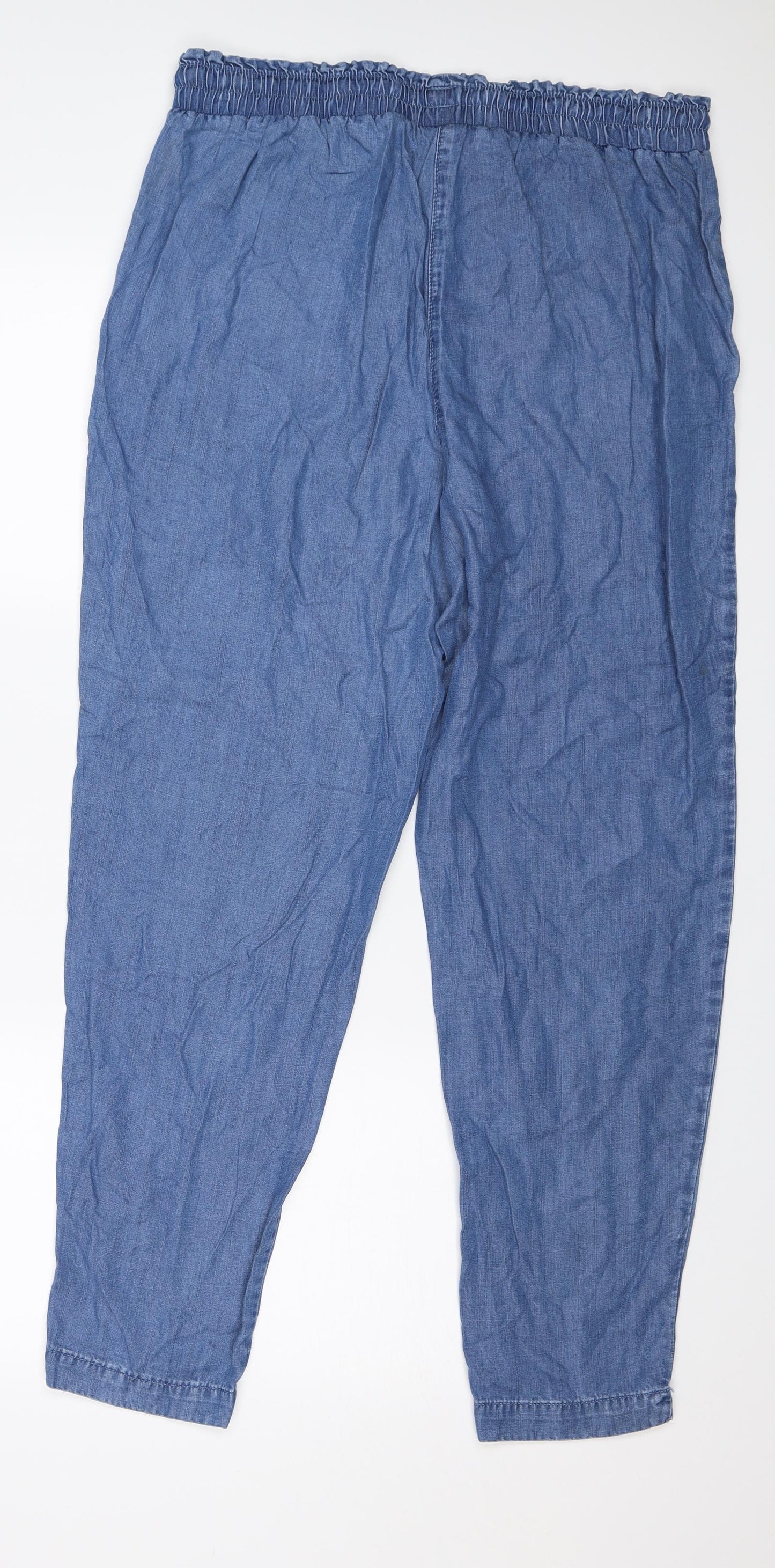 TU Womens Blue   Trousers  Size 12 L27 in
