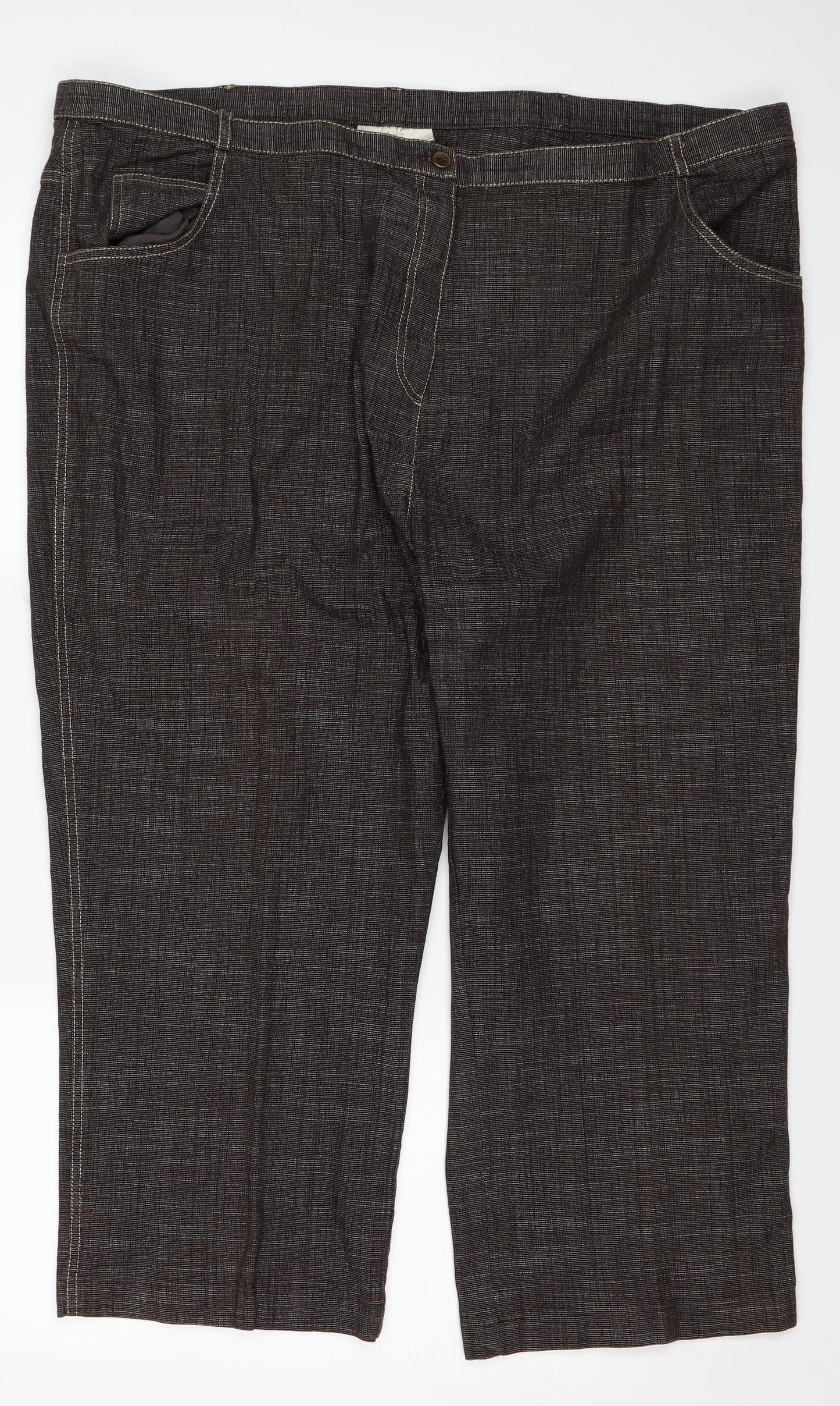 Ann Harvey Womens Brown   Trousers  Size 26 L22 in