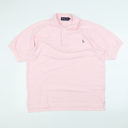 Polo Ralph Lauren Mens Pink    Polo Size L