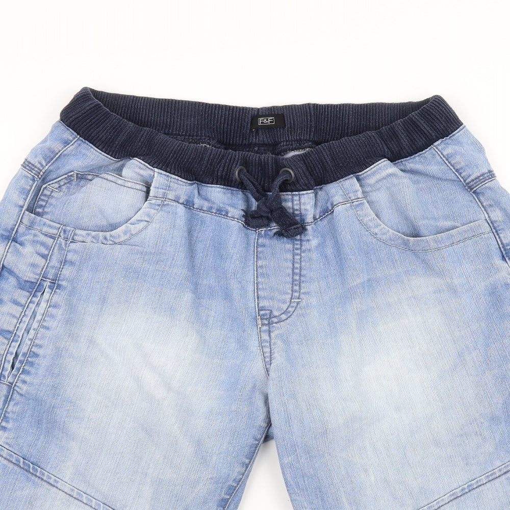 F&F Mens Blue   Chino Shorts Size 36
