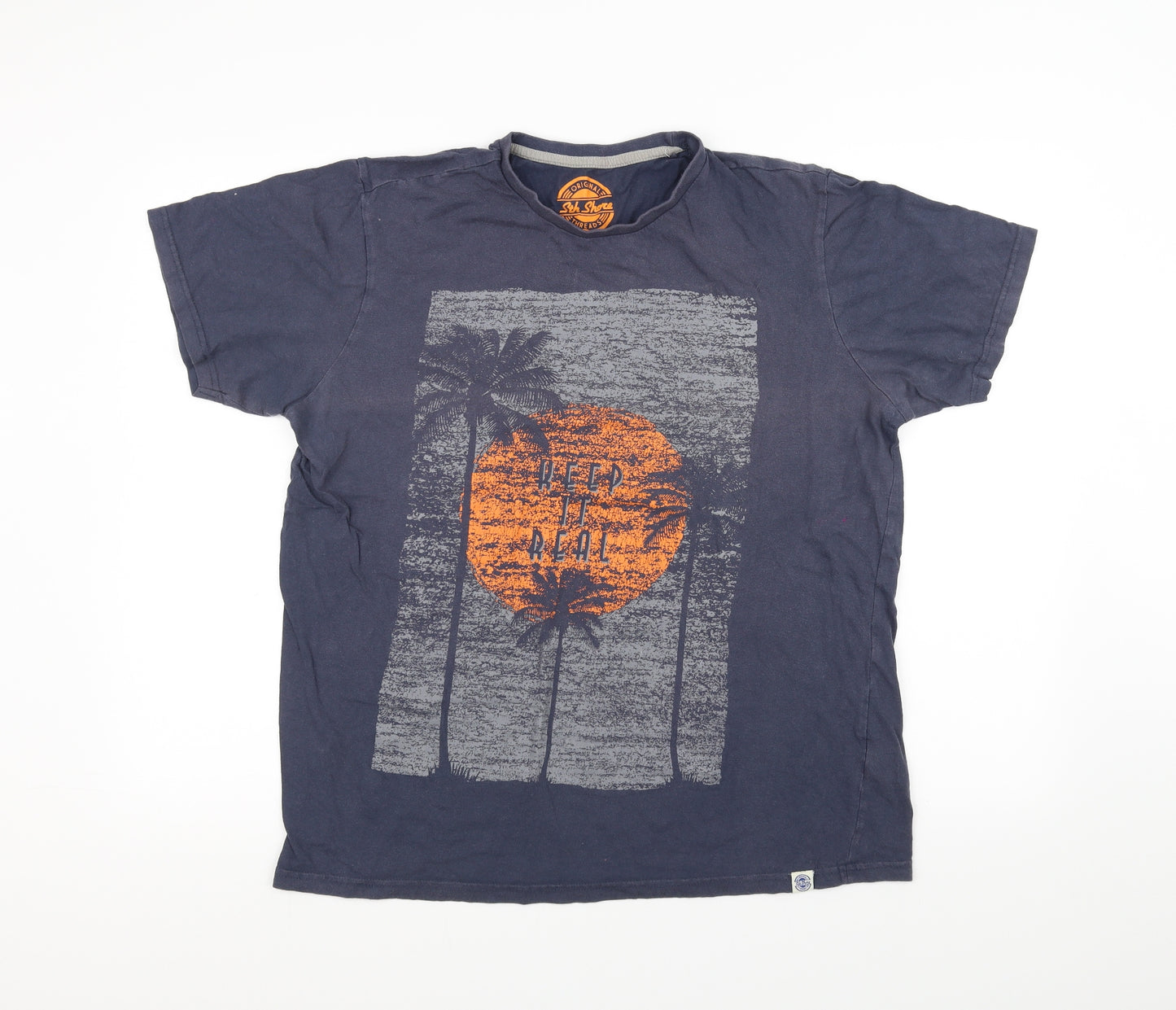 original 5th shore Mens Blue    T-Shirt Size L