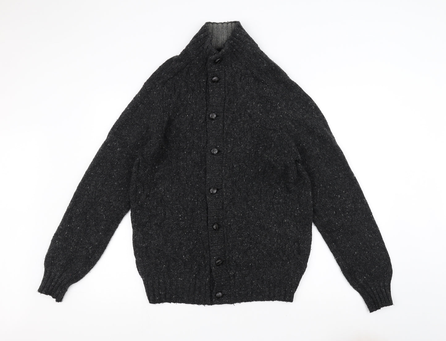 Marks and Spencer Mens Black  Knit Jacket Coatigan Size M