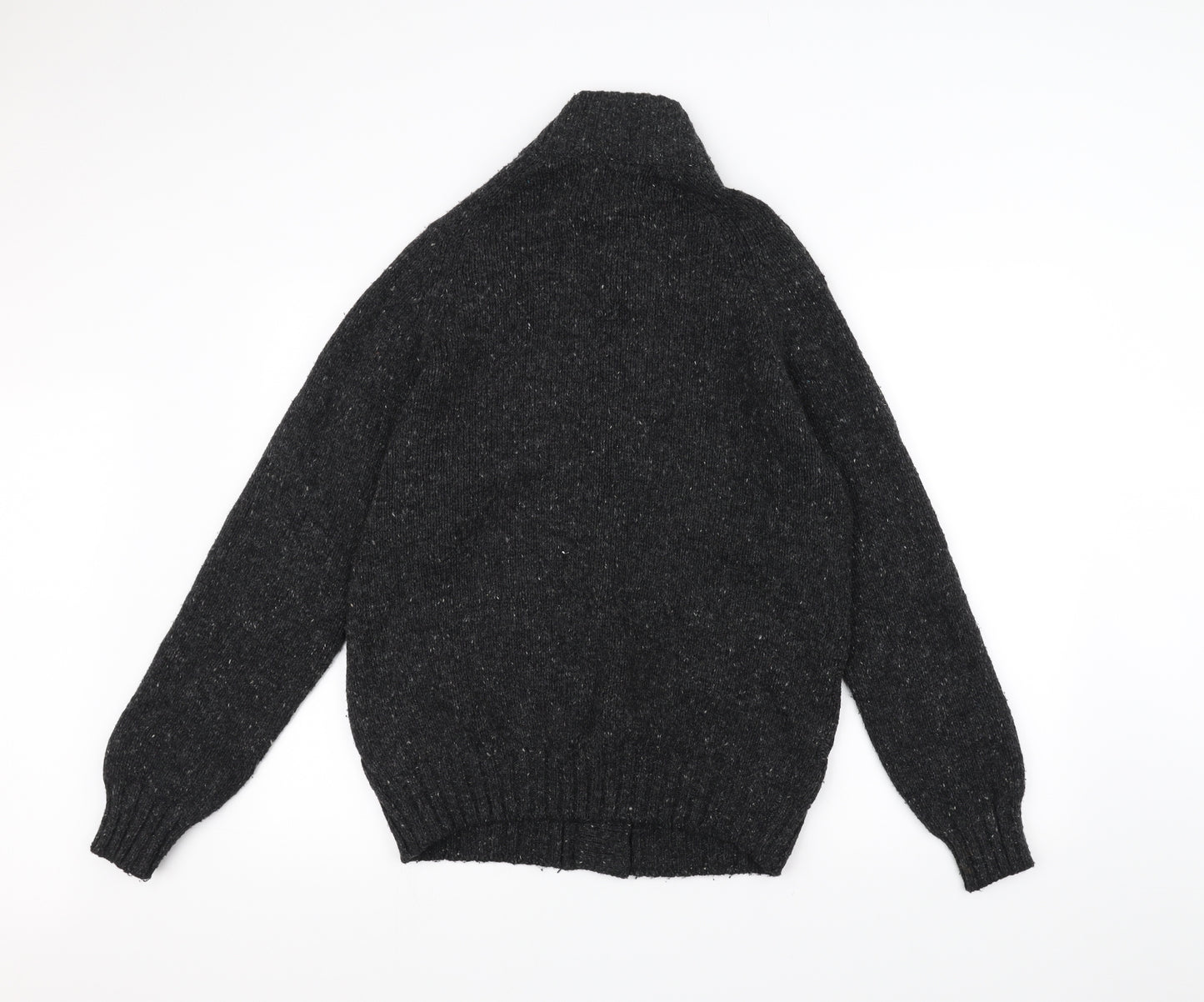 Marks and Spencer Mens Black  Knit Jacket Coatigan Size M