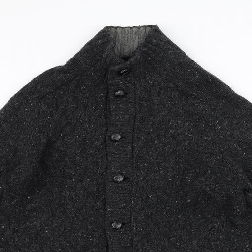 Marks and Spencer Mens Black  Knit Jacket Coatigan Size M