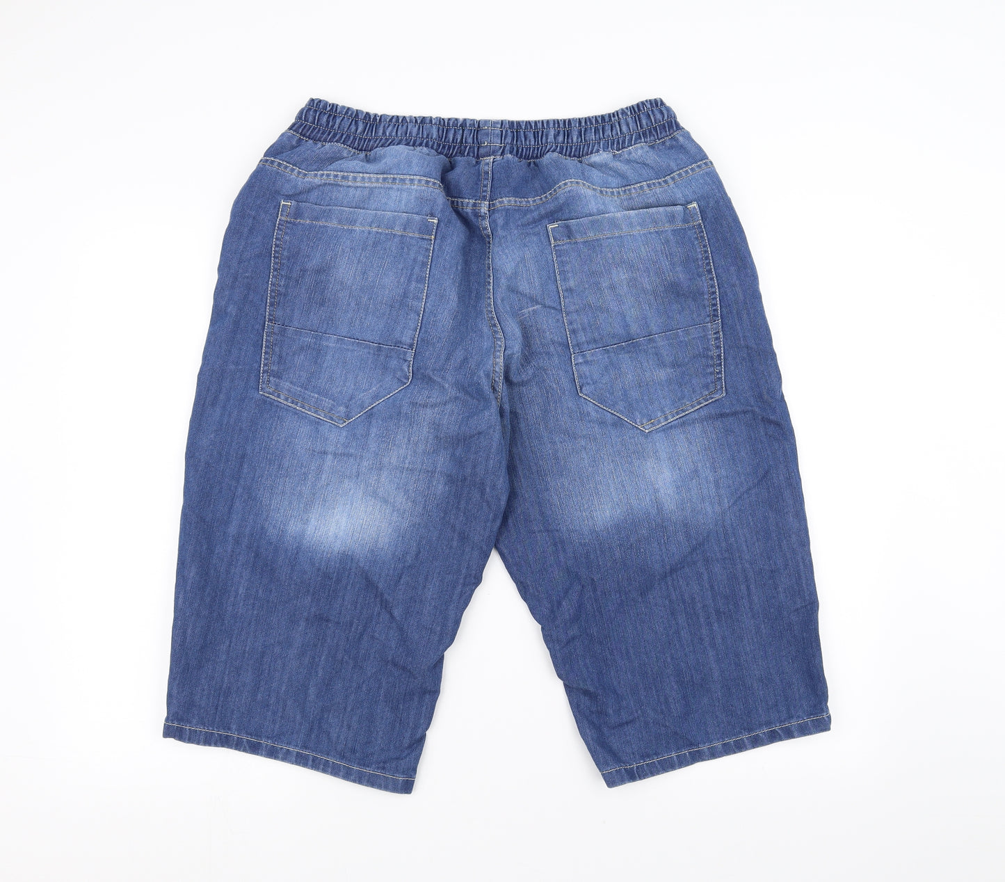 F&F Mens Blue   Chino Shorts Size 38