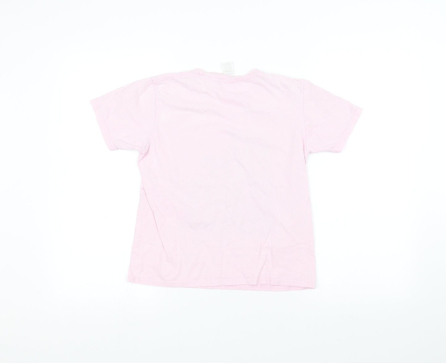 Gilden Girls Pink   Basic T-Shirt Size L