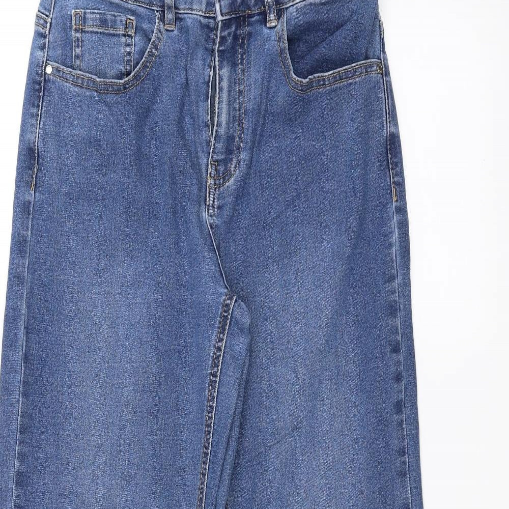 TU Womens Blue  Denim Straight Jeans Size 8 L28 in