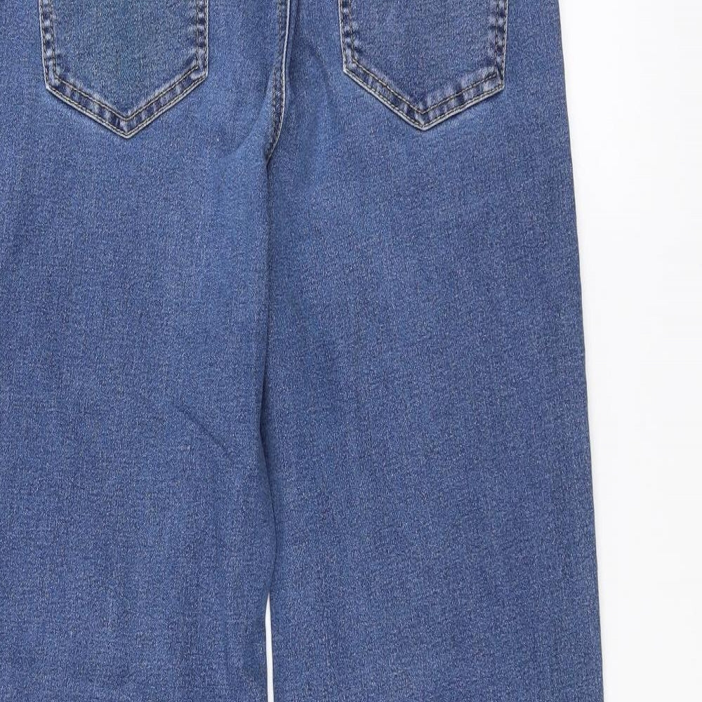TU Womens Blue  Denim Straight Jeans Size 8 L28 in