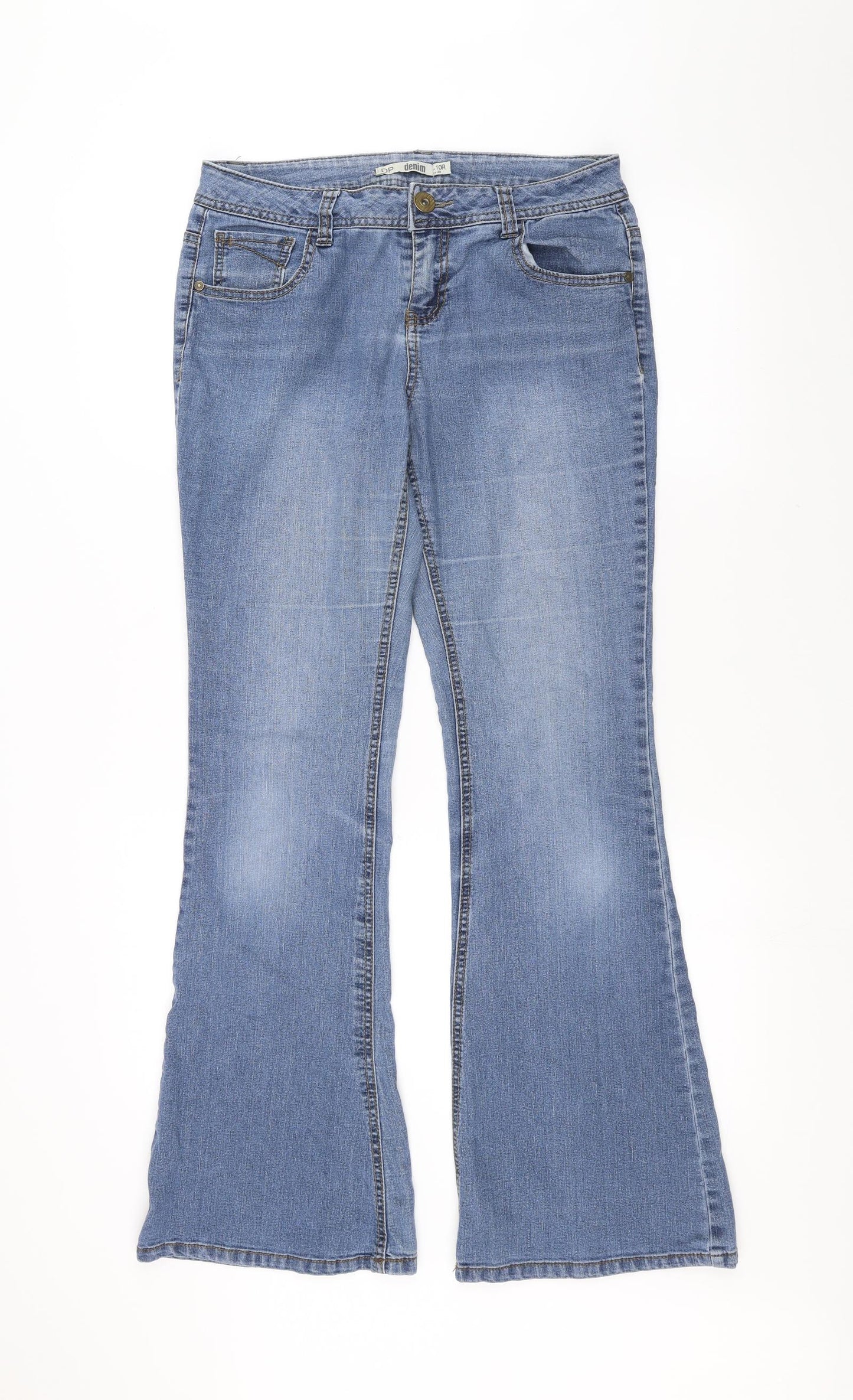 DP Denim Womens Blue  Denim Bootcut Jeans Size 10 L29 in