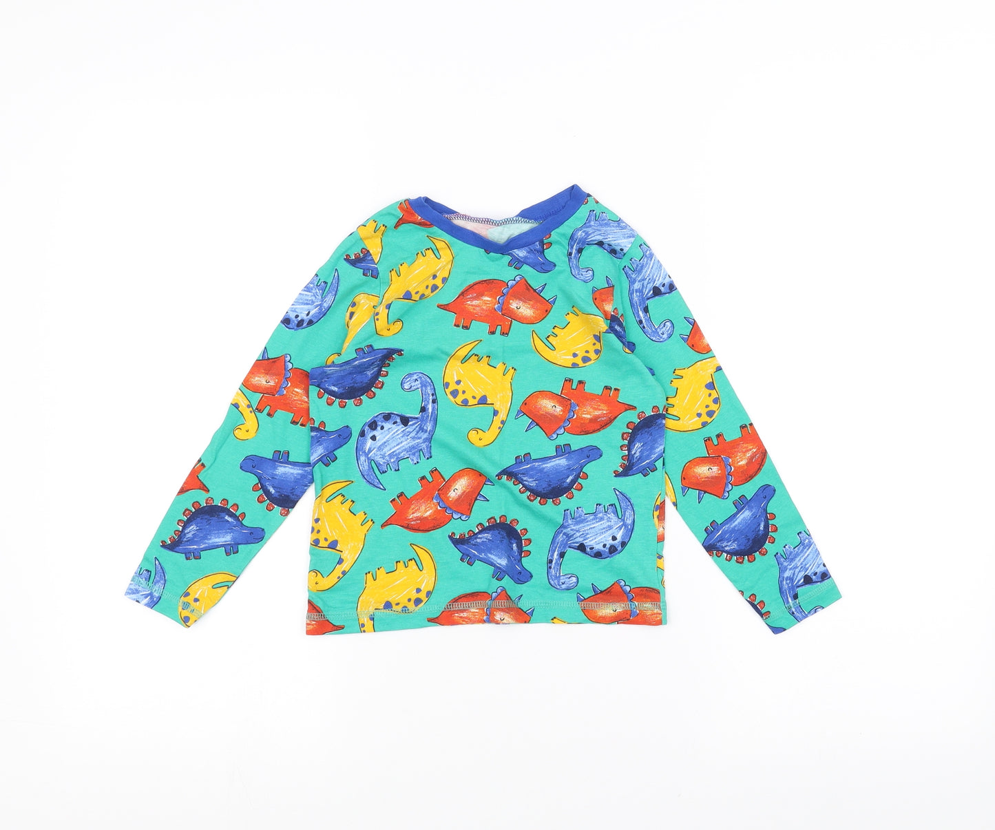 Gap Boys Green   Basic T-Shirt Size 3-4 Years  - Dinosaur Print