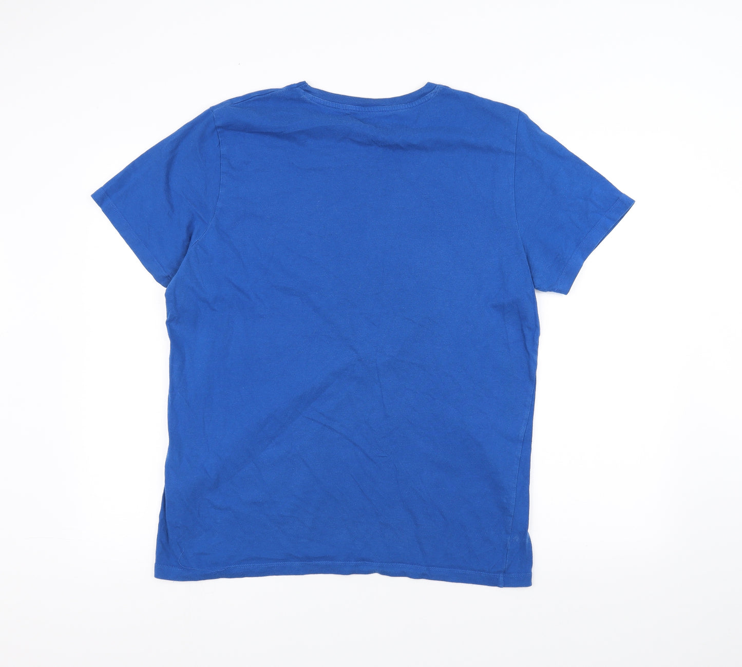 JACK & JONES Mens Blue    T-Shirt Size L
