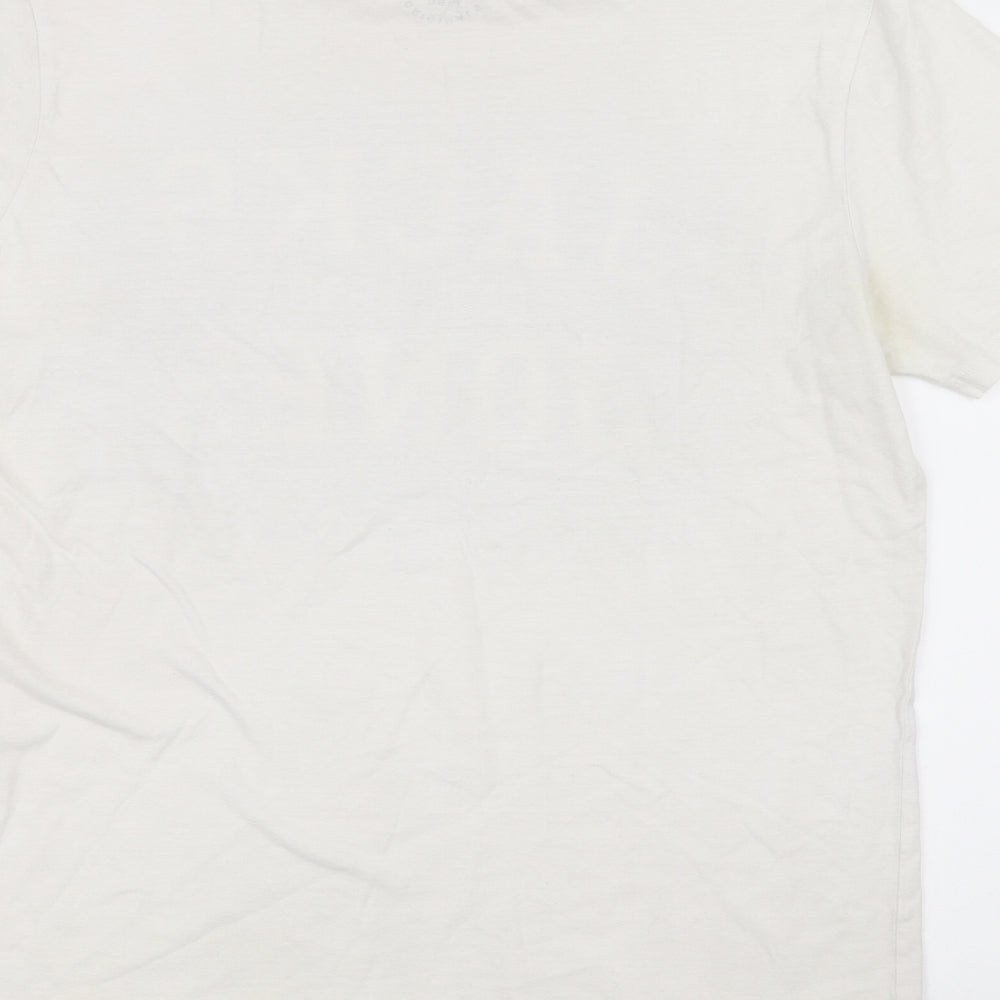 JACK & JONES Mens White    T-Shirt Size XL