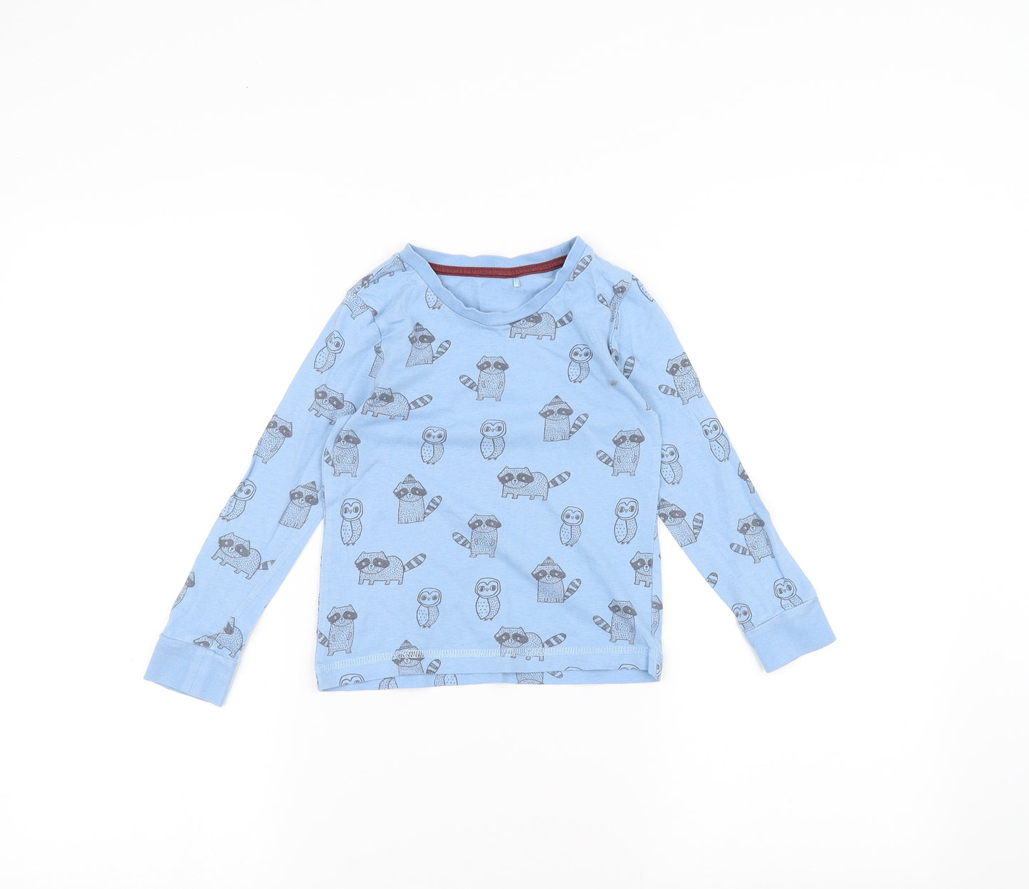 George Boys Blue   Basic T-Shirt Size 3-4 Years  - Raccoon