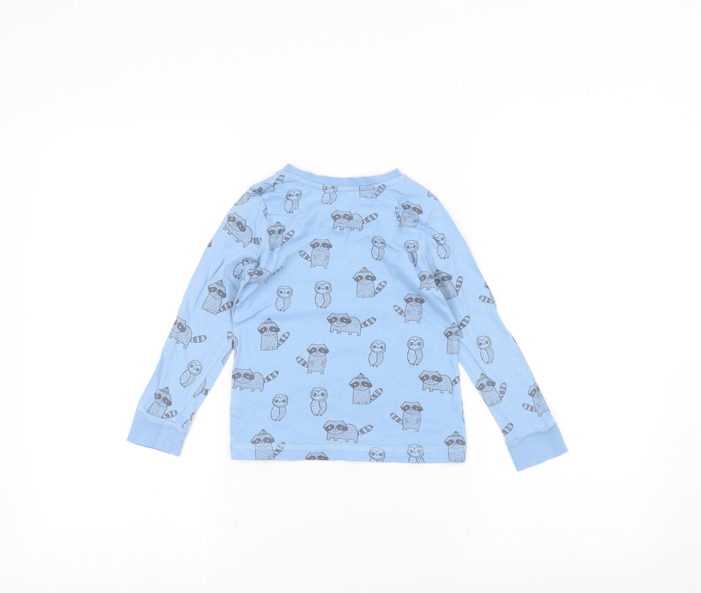 George Boys Blue   Basic T-Shirt Size 3-4 Years  - Raccoon