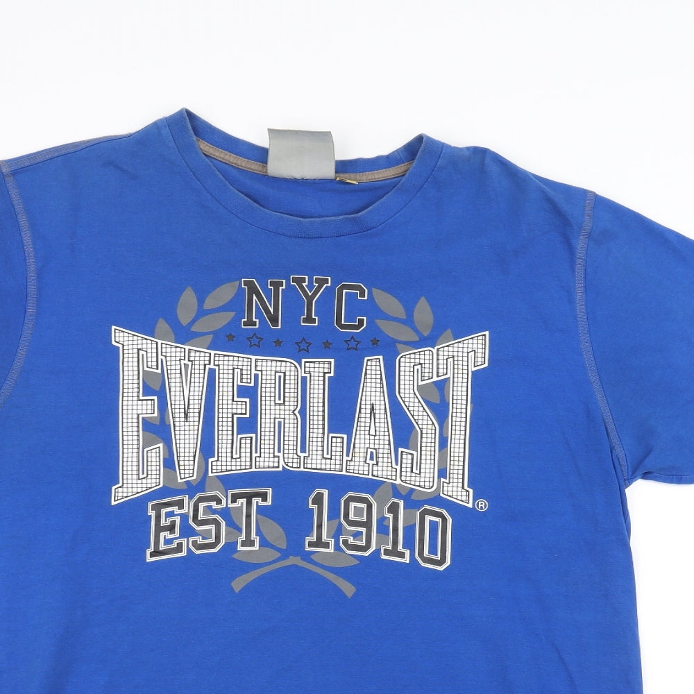 Everlast Mens Blue    T-Shirt Size L