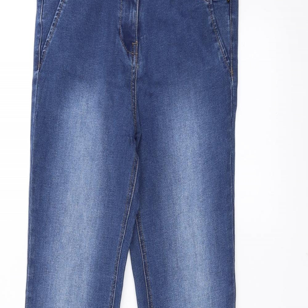 TU Womens Blue  Denim Bootcut Jeans Size 10 L30 in