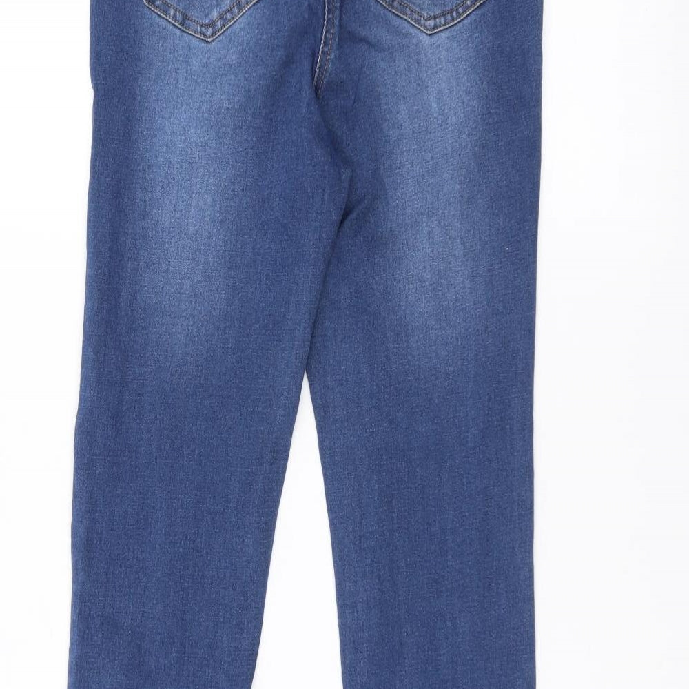 TU Womens Blue  Denim Bootcut Jeans Size 10 L30 in