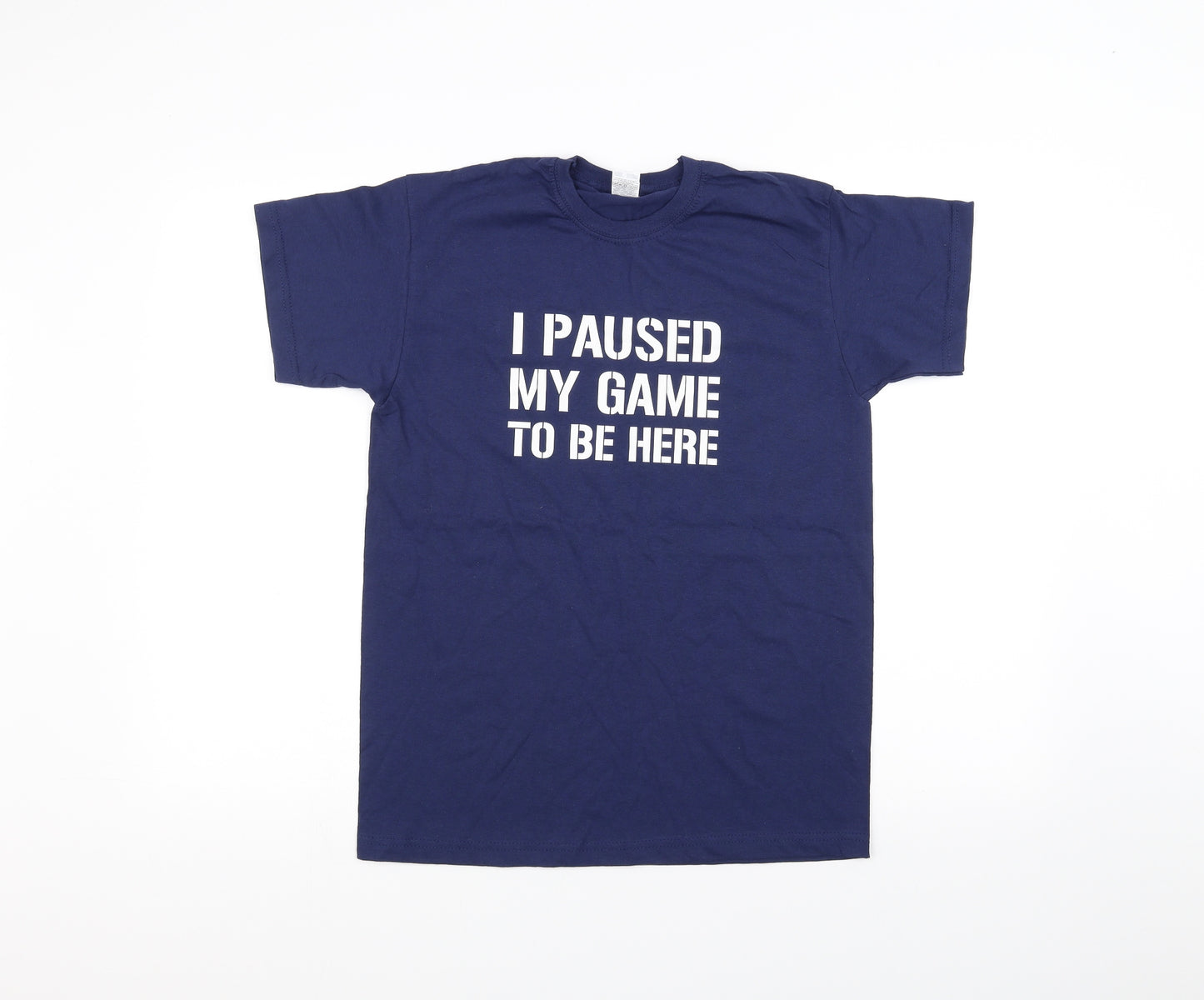 Fruit of the Loom Girls Blue   Basic T-Shirt Size 12-13 Years  - Gaming