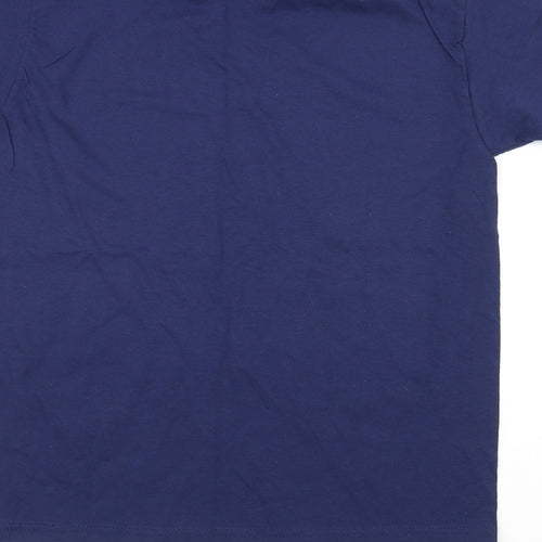 Fruit of the Loom Girls Blue   Basic T-Shirt Size 12-13 Years  - Gaming