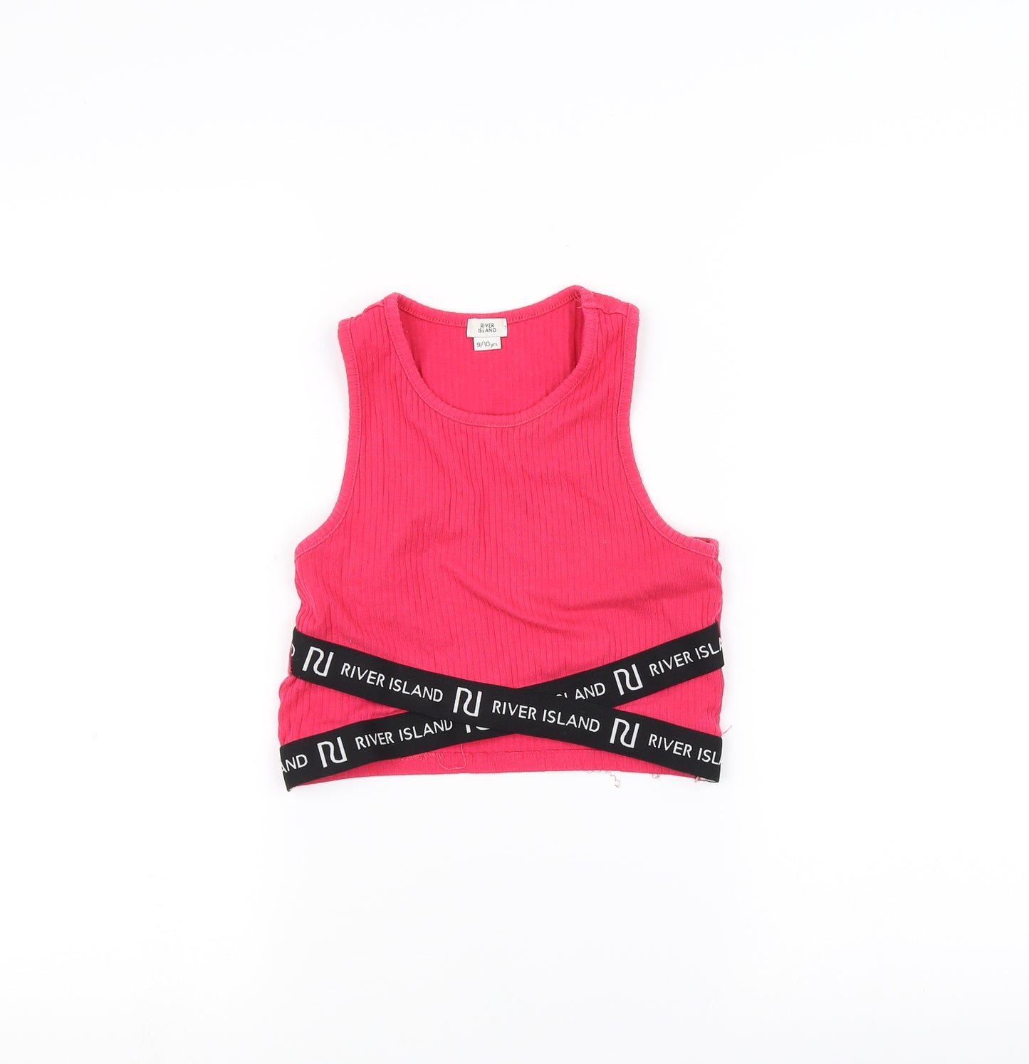 River Island Girls Pink   Basic T-Shirt Size 9-10 Years