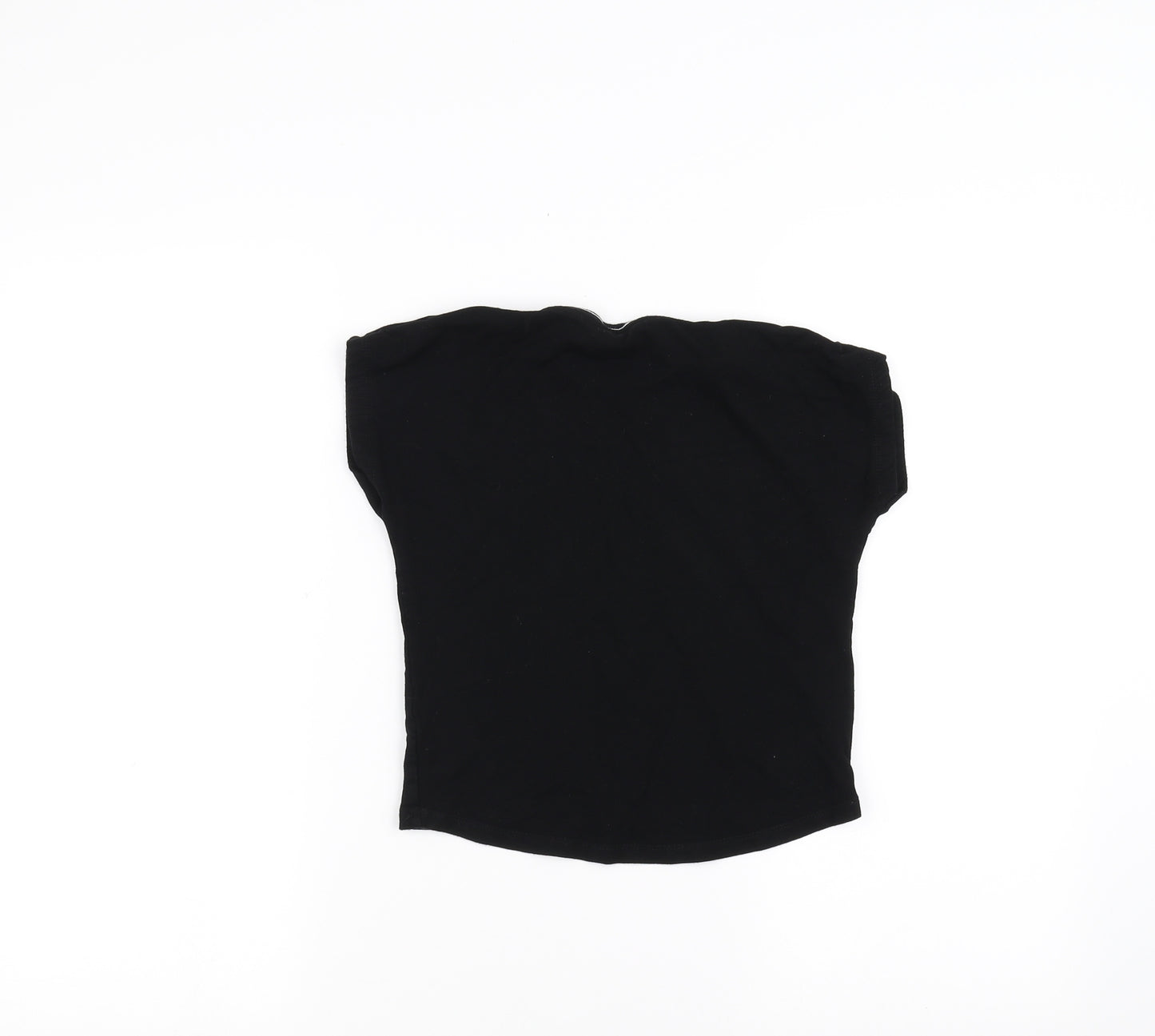 River Island Girls Black   Basic T-Shirt Size 4-5 Years
