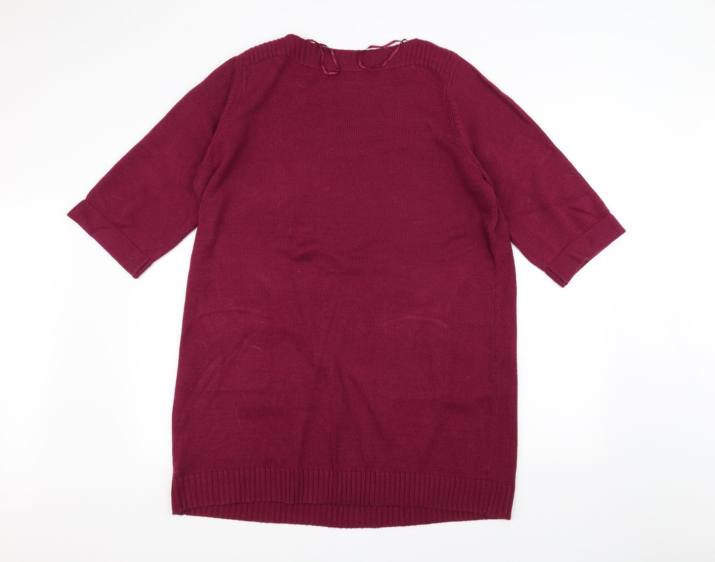 Preworn Womens Pink  Knit Pullover Jumper Size 18