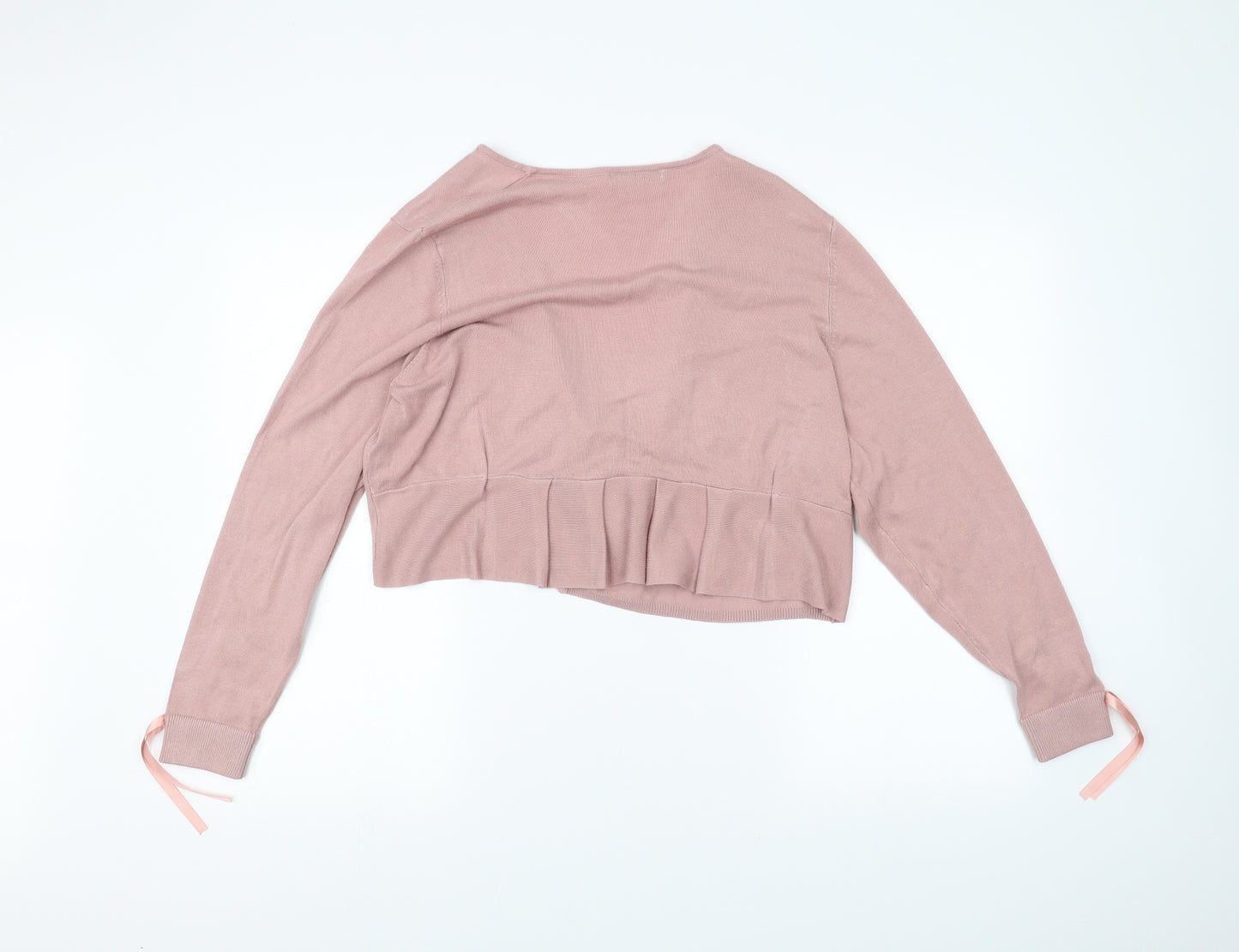 Bonmarché Womens Pink   Cardigan Jumper Size L
