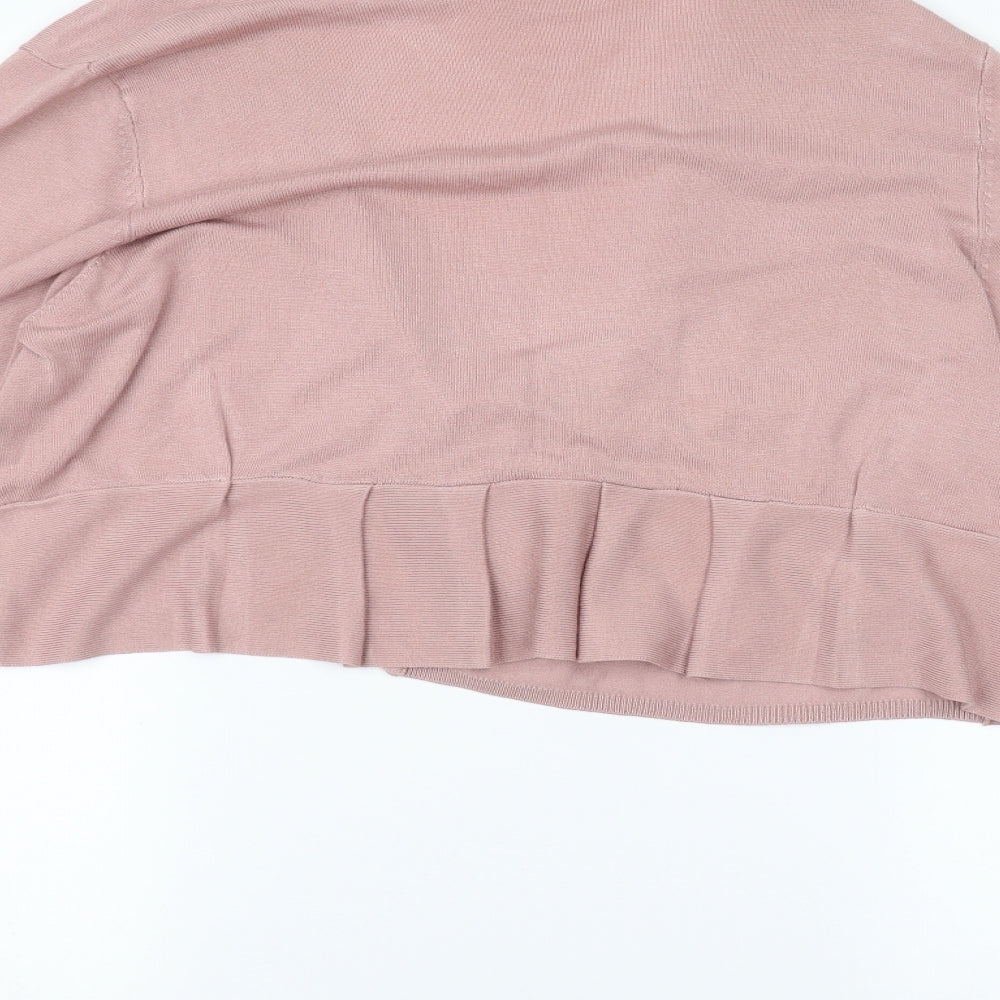 Bonmarché Womens Pink   Cardigan Jumper Size L