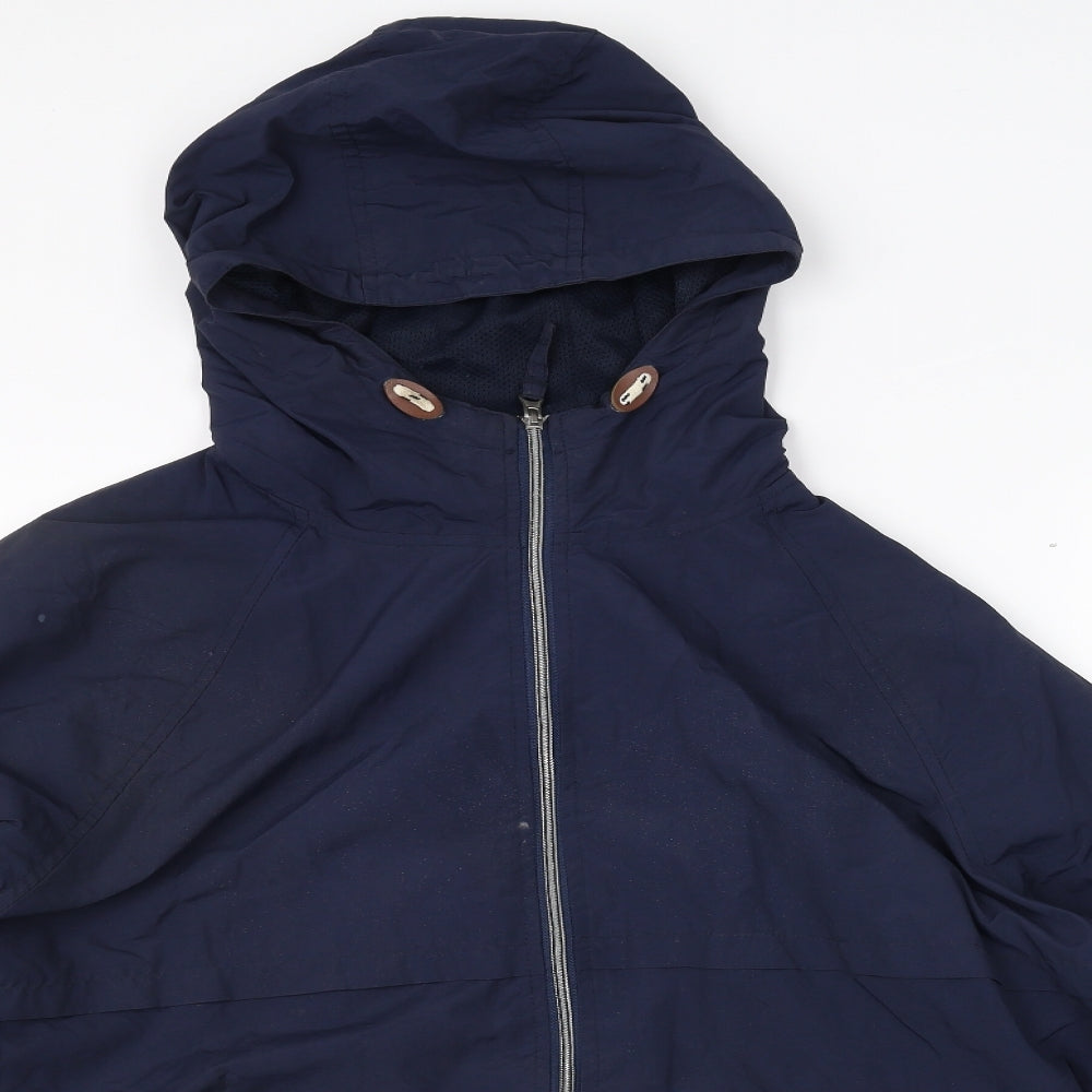 George Womens Blue   Rain Coat Coat Size XL