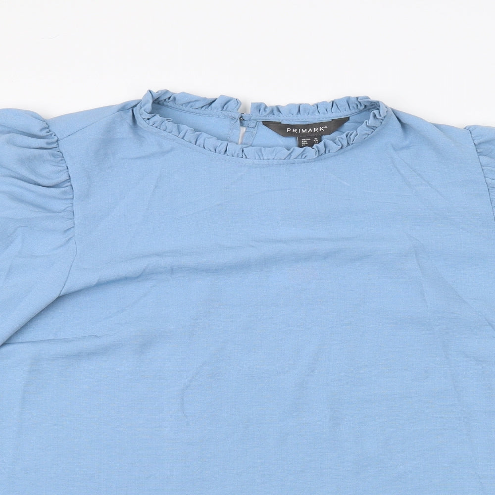 Primark Womens Blue   Basic T-Shirt Size 16