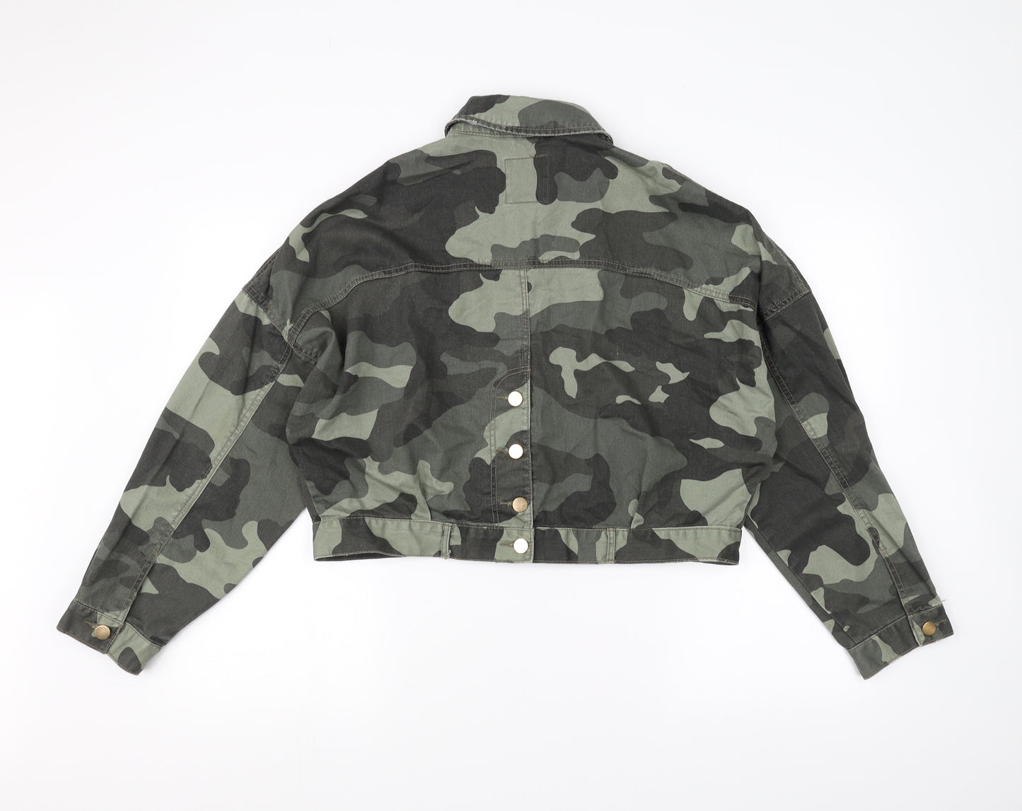 River Island Womens Green Camouflage  Jacket  Size 12