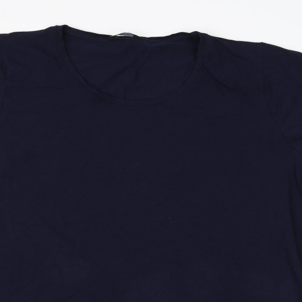 Yours Womens Blue   Basic T-Shirt Size 26