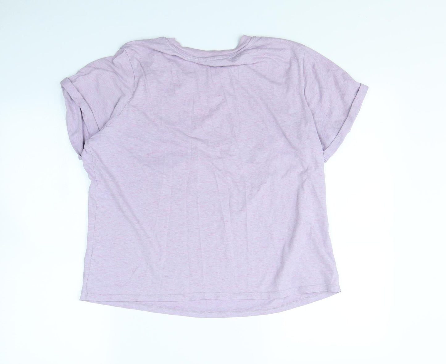 George Womens Purple   Cropped T-Shirt Size 16