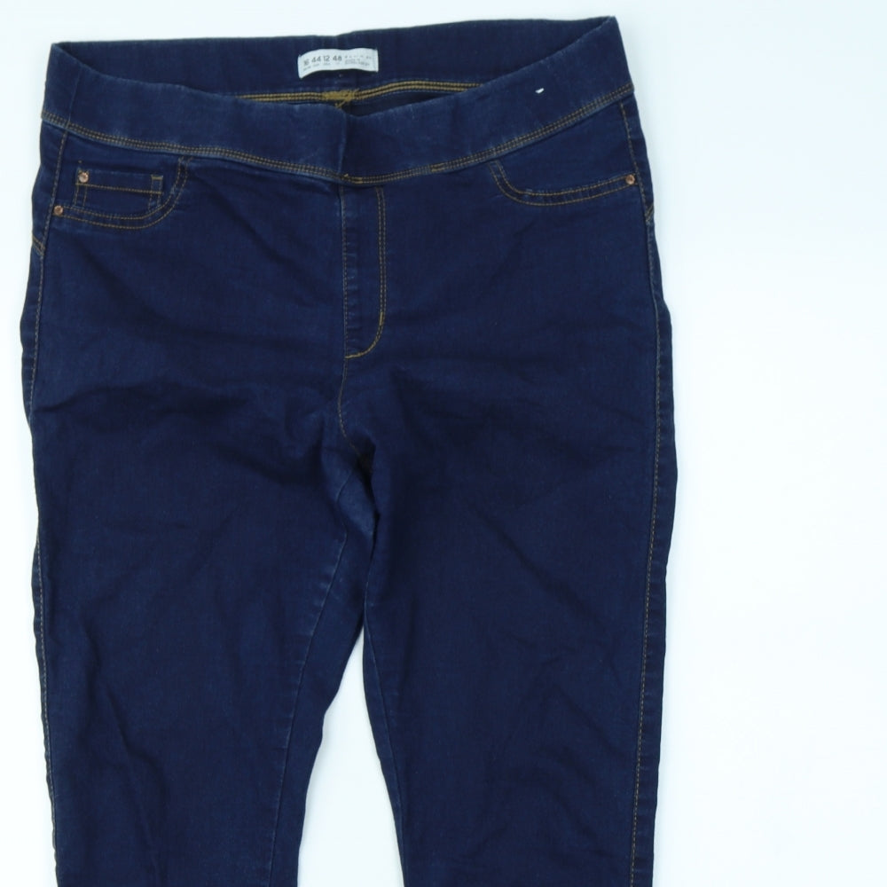 Denim & Co. Womens Blue   Jegging Jeans Size 16 L30 in